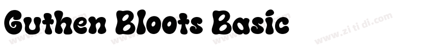 Guthen Bloots Basic字体转换